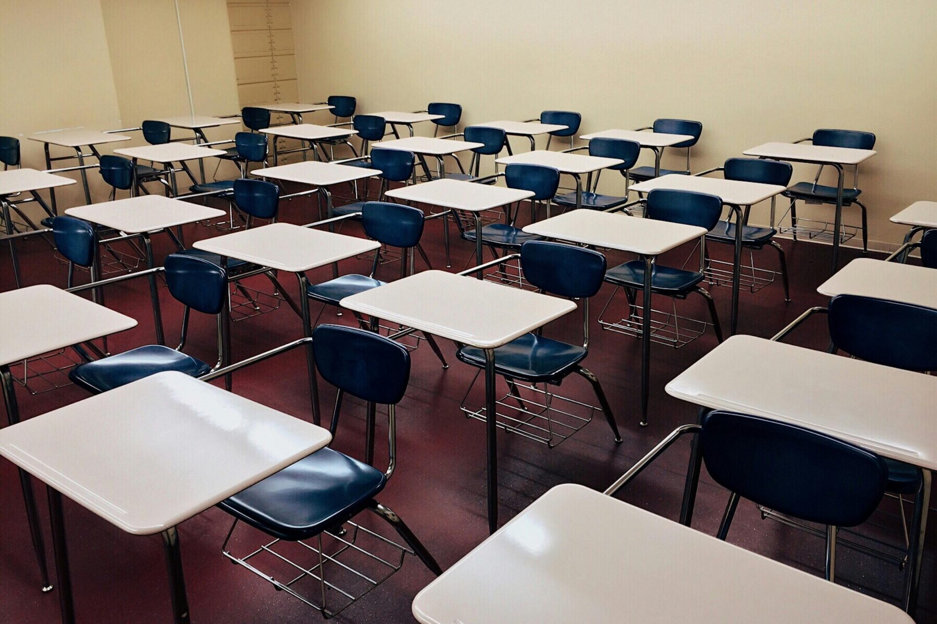 A clean classroom